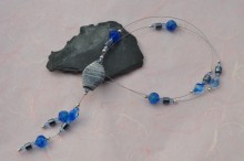 Y-Halskette aus B�hmischen Glasperlen